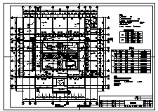 四合院设计_某二层仿古四合院建筑施工cad图，含效果图-图一
