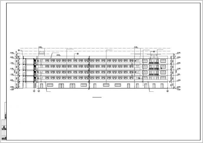 某地区市郊大学校区宿舍全套建筑完整设计CAD资料_图1
