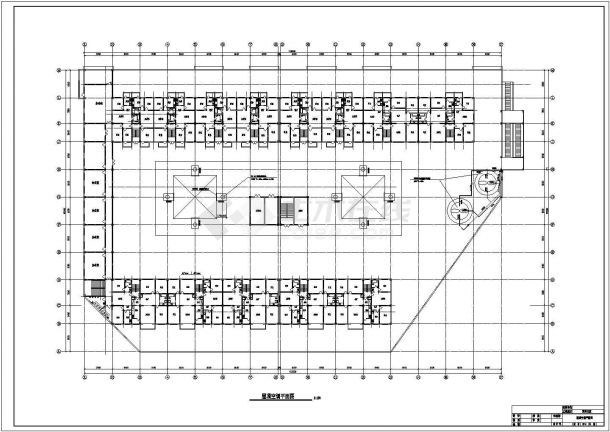 某地双层商业中心建筑全套空调系统设计施工图（含给排消防设计）-图二