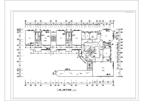 前海花园幼儿园全套建筑设计方案图纸-图二