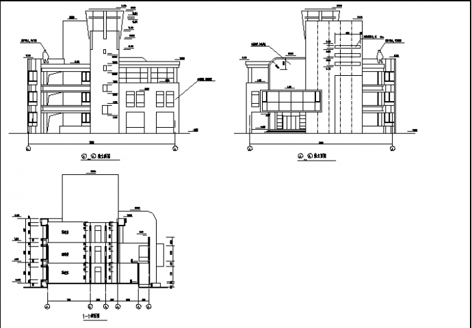 2528平方米某3层幼儿园教学楼建筑设计施工cad图纸_图1