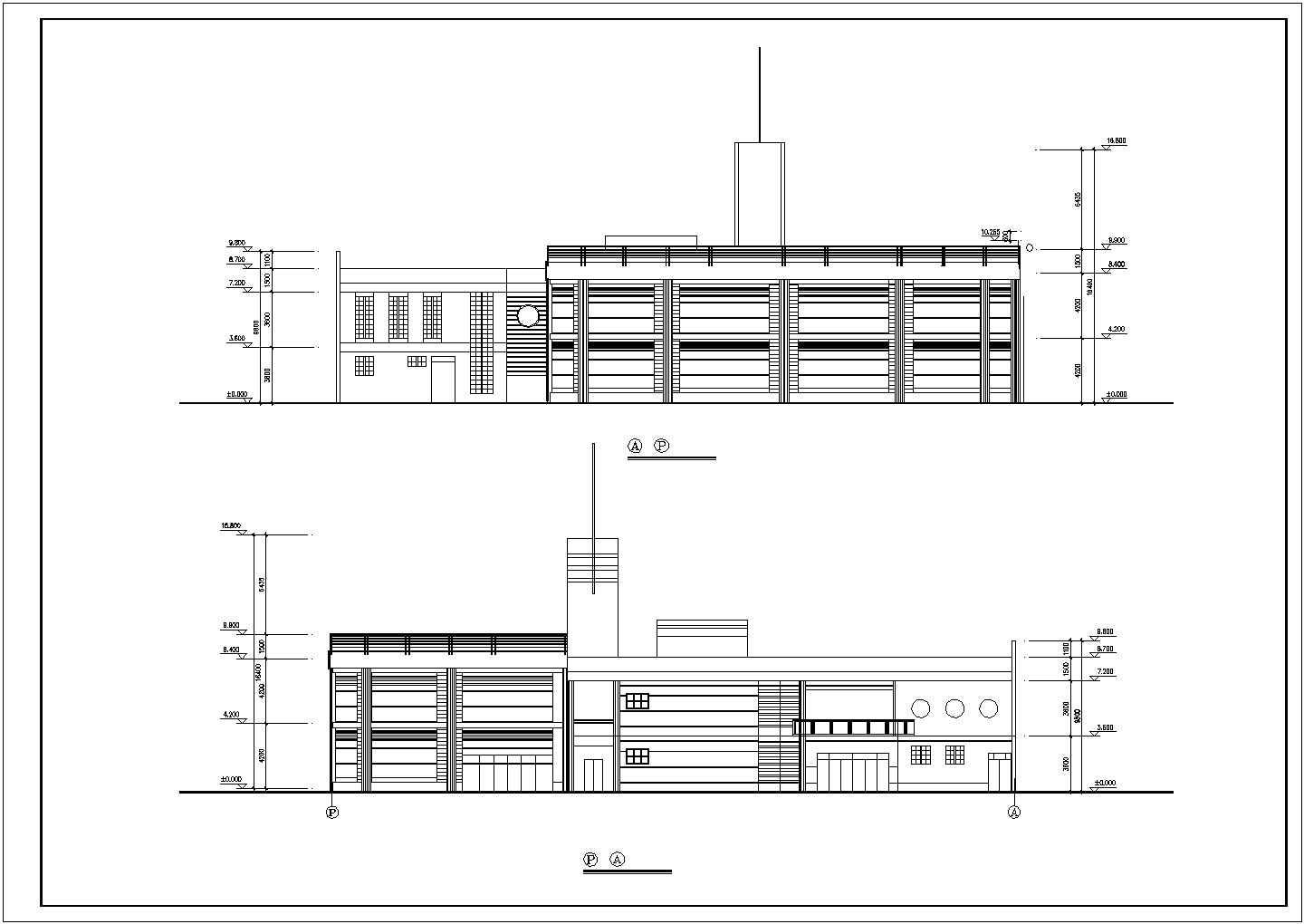 某地区市郊鸡冠石幼儿园建筑完整设计CAD资料