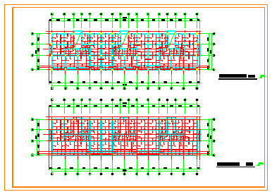 6层框架商住楼结构cad设计施工图-图一