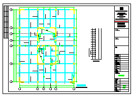 12层钢筋混凝土核心筒结构cad设计施工图-图一