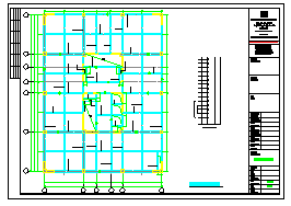 12层钢筋混凝土核心筒结构cad设计施工图-图二