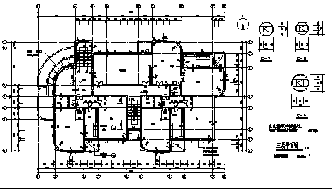 2895平方米某5层幼儿园教学楼建筑设计施工cad图纸-图二