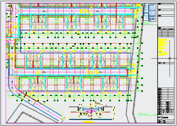 地下室给排水及消防cad施工图