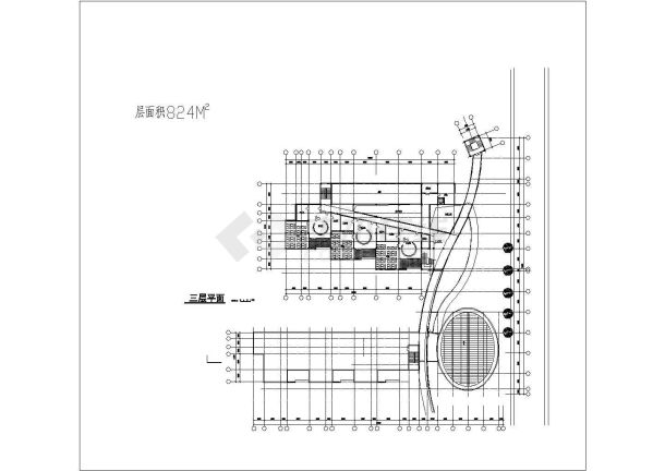 15班：长74.9米 宽72.8米 3层4866平米幼儿园建筑方案设计图【各层平面 4立1剖】-图一