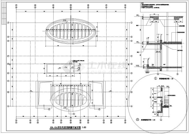 沈阳市某小区2800平米6层砖混结构住宅楼平立剖面设计CAD图纸-图二