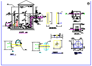 某农村埋式泵站规划平面图_图1