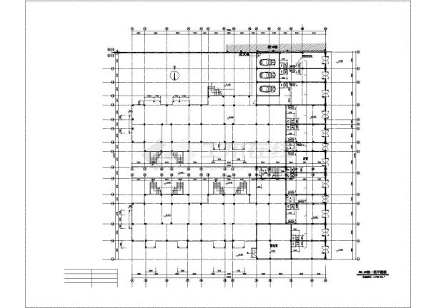 4350平米8层框架结构住宅楼平立剖面设计CAD图纸（含架空层和阁楼）-图一
