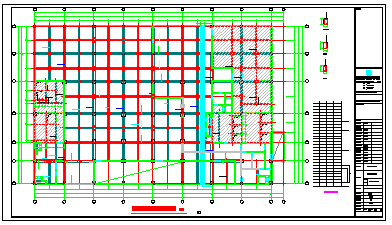 23层框剪结构内科病房楼结构cad设计施工图-图二