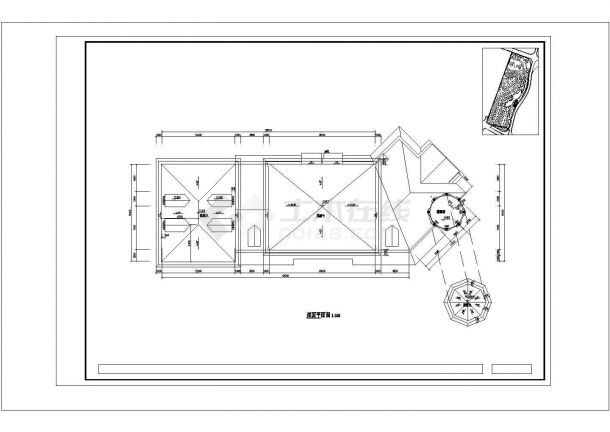 5班幼儿园建筑施工图（CAD图纸）-图一