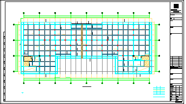 某标准化厂房结构cad设计施工图纸_图1