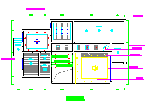 某两层别墅装修方案施工设计CAD图_图1