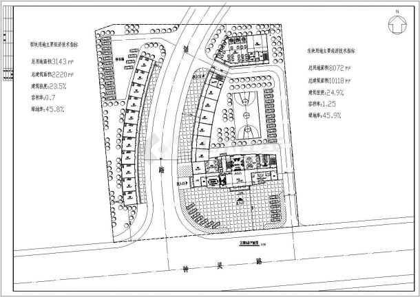 某烟草办公大楼设计cad建筑平面方案图纸（含设计说明，带效果图）-图二