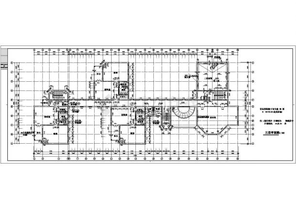 3层经典幼儿园建筑设计CAD方案图（长72.9米宽29.3米）-图二