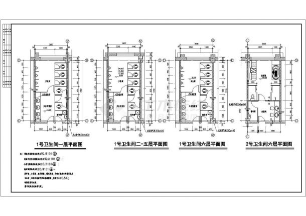 某六层框架结构研发大楼设计CAD全套建筑施工图纸-图一