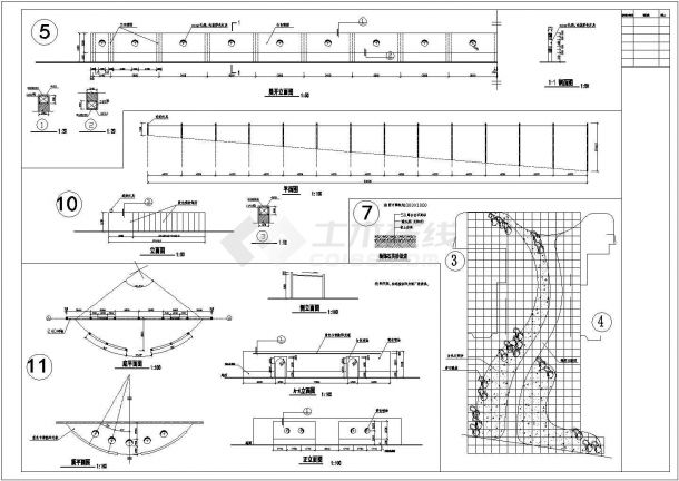 河南省灵宝市某花园三期环境设计装修CAD图纸-图一