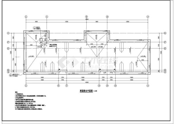 【吉林省】某地三层幼儿园建筑设计施工图（含设计说明）-图一