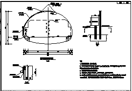 隧道供电设计_某大学城复线隧道供电工程施工cad图纸-图二