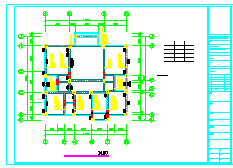 二层私人别墅混合结构cad设计施工图-图一