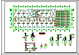 河北工商局办公楼框架结cad设计构施工图_图1