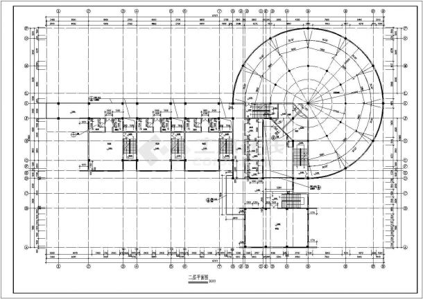 鸡冠石幼儿园二层教学楼设计cad全套建筑施工图（甲级院设计）-图二