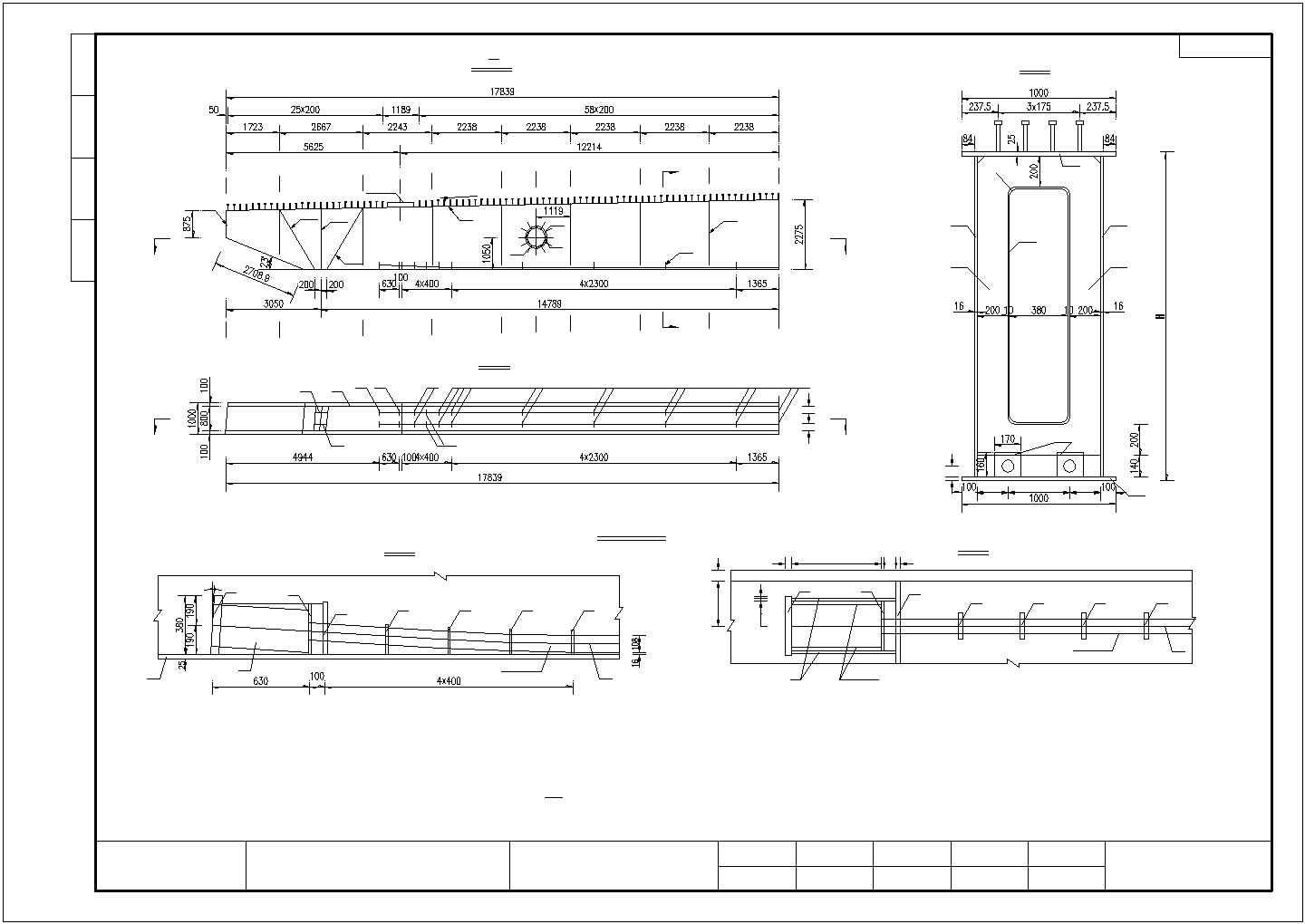 某太仓塘特大桥30+110+30m钢管混凝土中承式提篮拱CAD钢结构设计图（含施工说明和效果图）