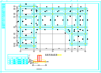 某框架结构综合办公楼cad设计施工图纸-图二