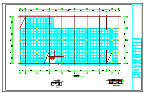 六层加工装配车间及其附属用房结构cad设计施工图-图一