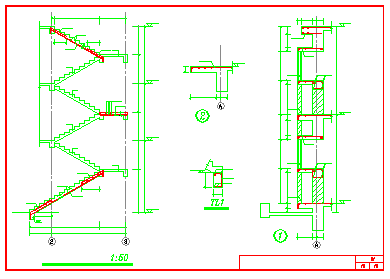 六层框架结构农村房屋建筑cad设计施工图_图1