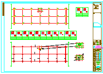 某公司车间土建结构设计CAD施工图-图一