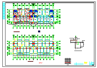 七层廉租房框架结构cad设计施工图_图1