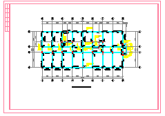 全套四层办公室框架结构建筑cad设计施工图_图1