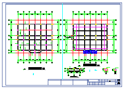 某四层银行楼框架结构cad设计施工图_图1
