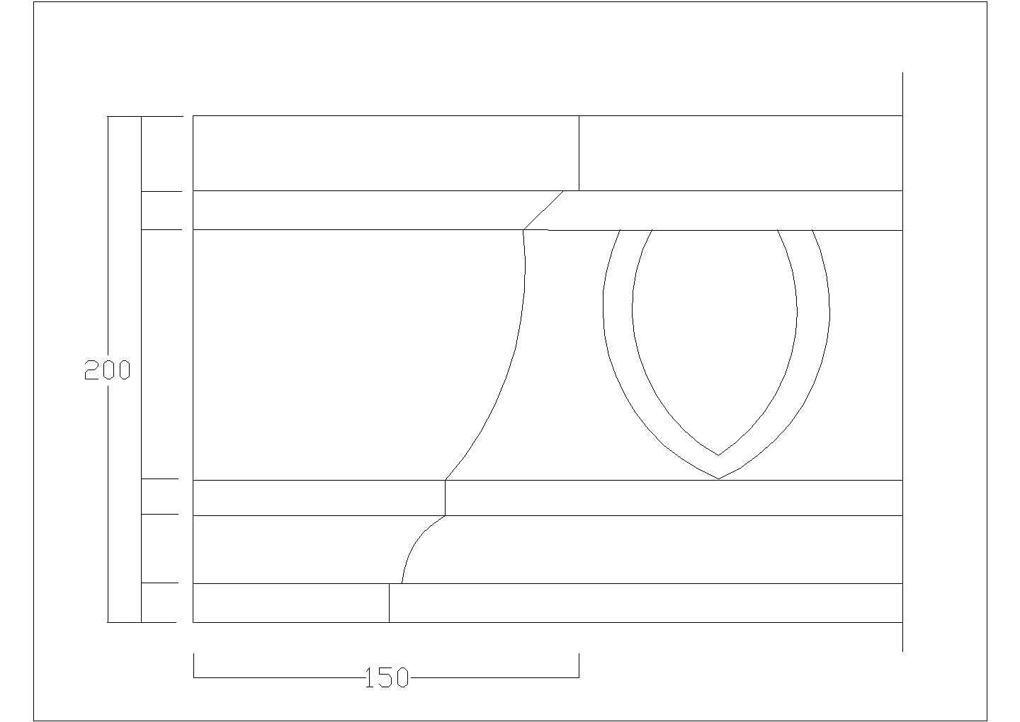 CAD装饰图库建筑设计包含窗门线