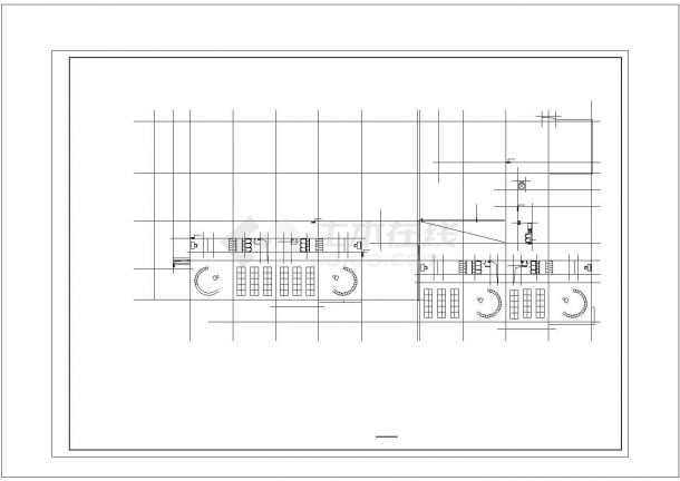 某4860平方米嘉峪关三层幼儿园建筑设计施工cad图纸（含说明）-图一