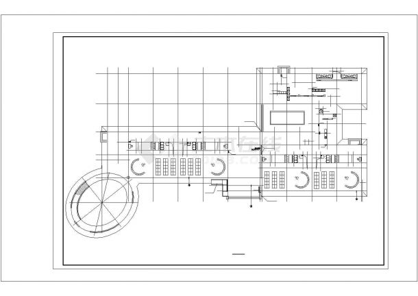 某4860平方米嘉峪关三层幼儿园建筑设计施工cad图纸（含说明）-图二
