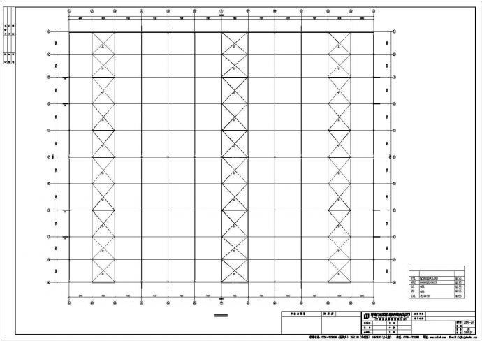 郑州市某机械加工厂单层门式钢结构厂房全套建筑设计CAD图纸_图1