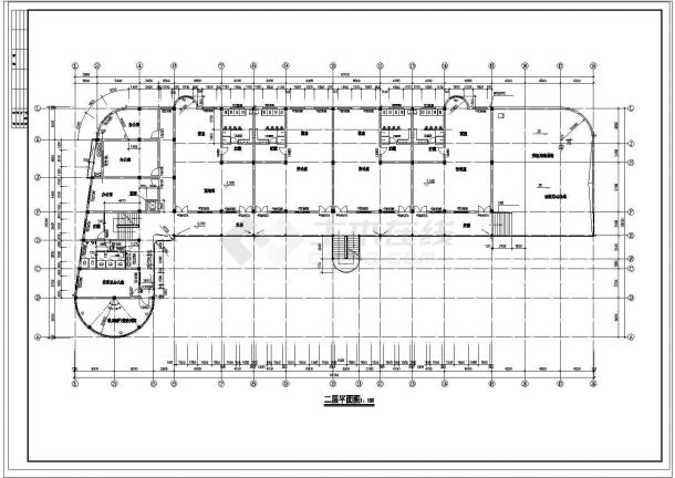 3176平方米小区幼儿园教学楼规划设计施工cad图，共十九张-图二