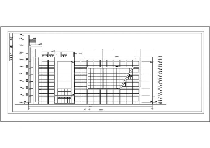 沈阳市第三中学7层框架结构教学楼全套建筑设计CAD图纸_图1