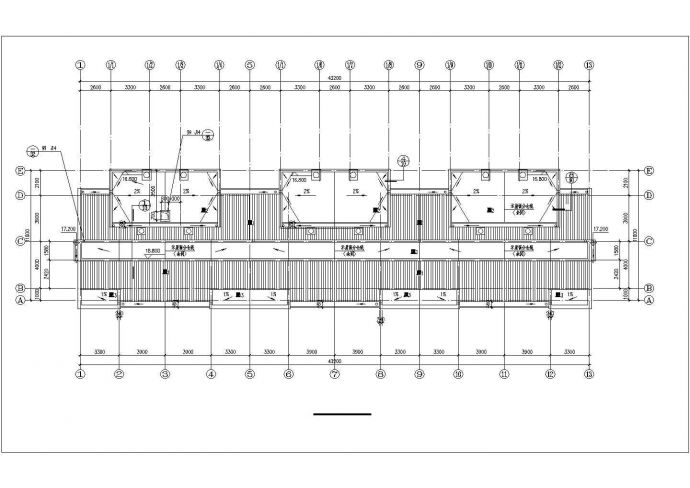 3200平米6层砖混结构住宅楼全套平立剖面设计CAD图纸（含架空层）_图1