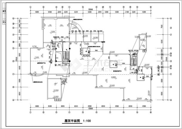 3层3034.8平米幼儿园建筑设计CAD方案图-图一