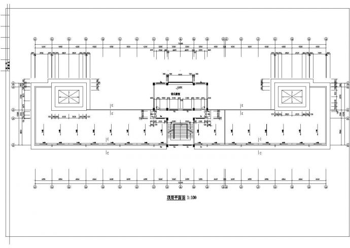 某区教学综合楼建筑全套设计CAD平面布置详图_图1