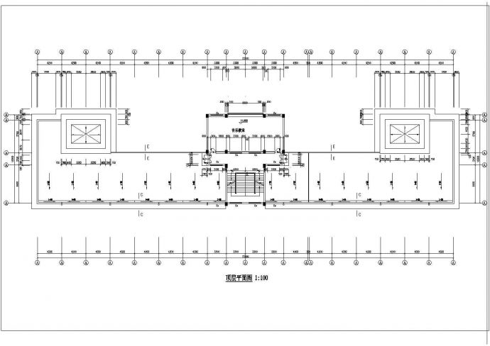 某2860㎡三层小学教学综合楼建筑CAD图_图1