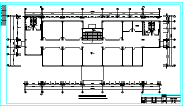 3264平米，三层框架教学楼毕业设计（计算书、建筑、结构图）-图一
