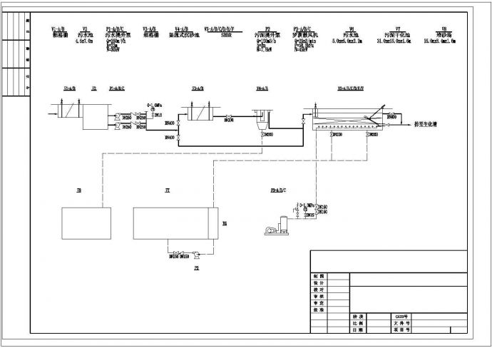 某地污水处理厂CAD图_图1