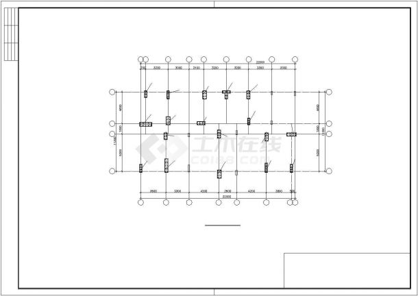【7层】2000平米七层框架住宅施工组织设计及工程量清单及图纸-图二