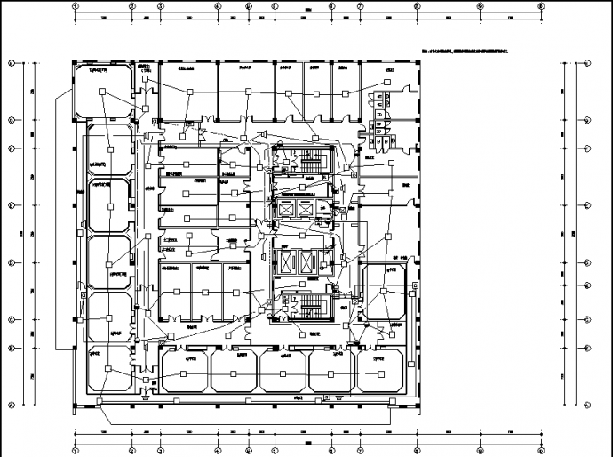 连云港13层大医院综合楼电气设计施工cad图纸（含说明）_图1
